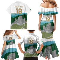 Custom Italy Abruzzo Family Matching Mermaid Dress and Hawaiian Shirt Gran Sasso d'Italia - Wonder Print Shop