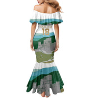 Custom Italy Abruzzo Family Matching Mermaid Dress and Hawaiian Shirt Gran Sasso d'Italia - Wonder Print Shop