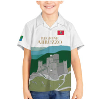 Custom Italy Abruzzo Family Matching Mermaid Dress and Hawaiian Shirt Gran Sasso d'Italia - Wonder Print Shop