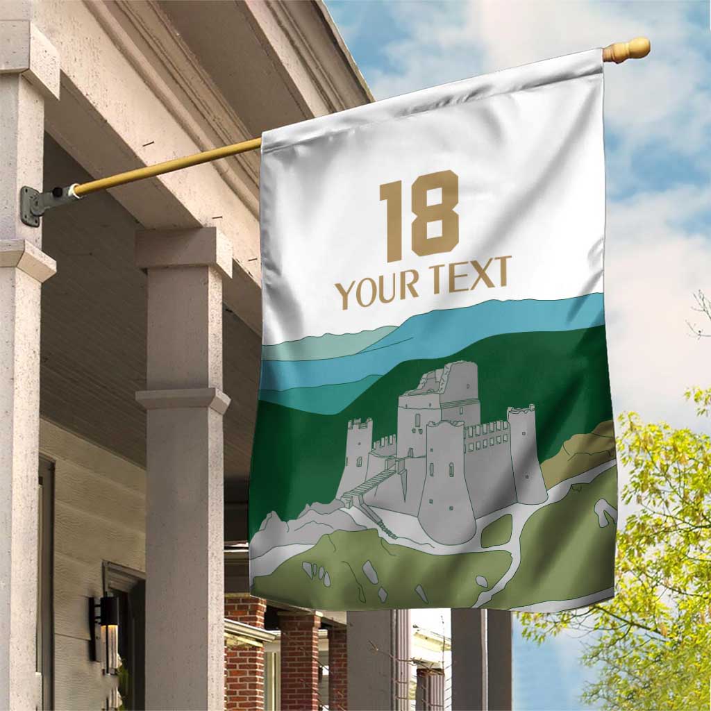 Custom Italy Abruzzo Garden Flag Gran Sasso d'Italia - Wonder Print Shop