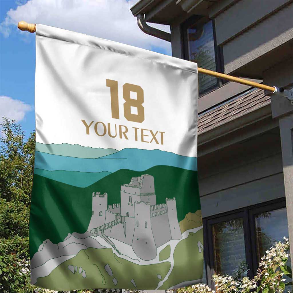 Custom Italy Abruzzo Garden Flag Gran Sasso d'Italia - Wonder Print Shop