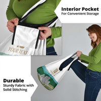 Custom Italy Abruzzo Grocery Bag Gran Sasso d'Italia - Wonder Print Shop