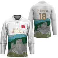 Custom Italy Abruzzo Hockey Jersey Gran Sasso d'Italia - Wonder Print Shop