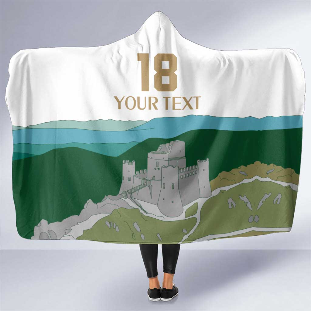 Custom Italy Abruzzo Hooded Blanket Gran Sasso d'Italia - Wonder Print Shop