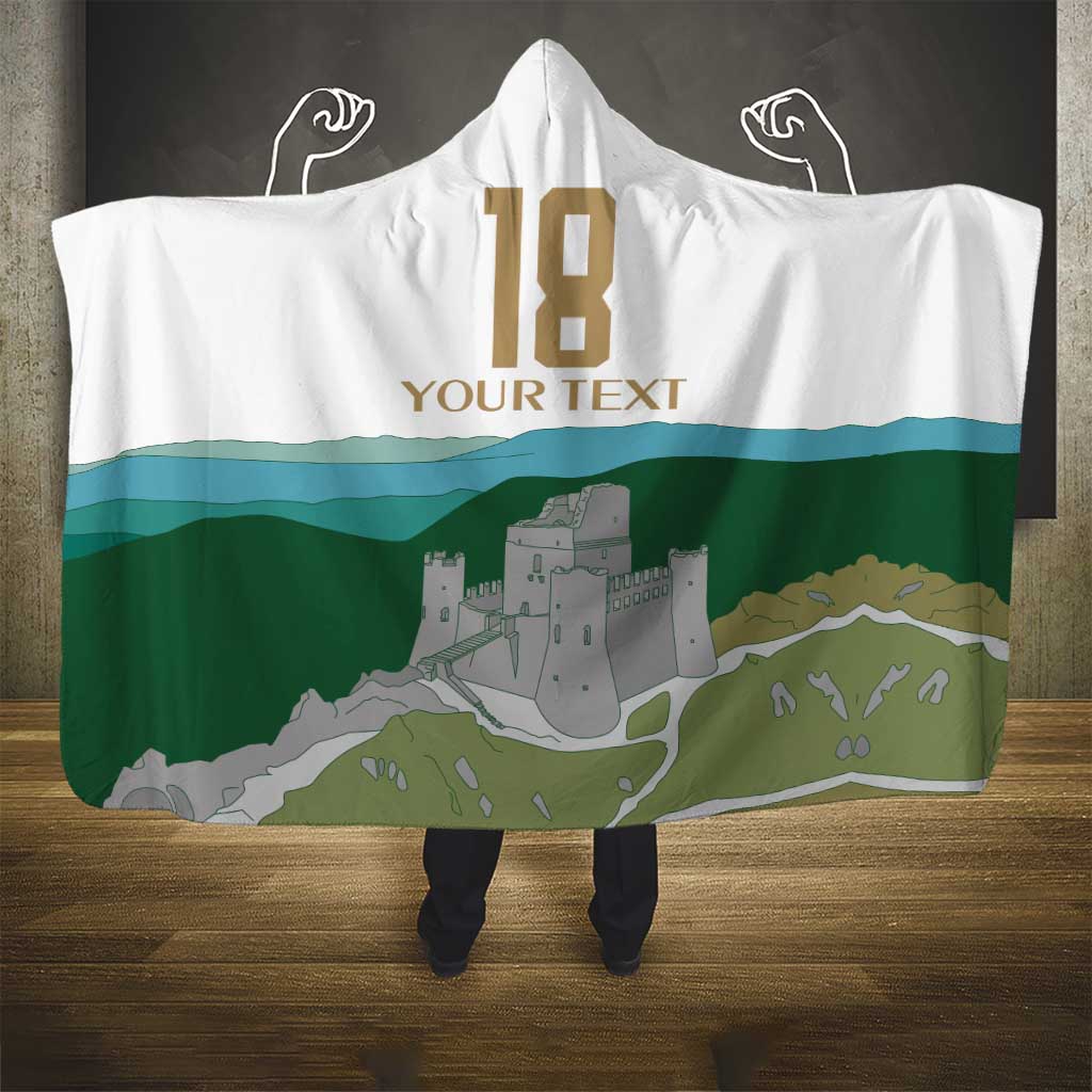Custom Italy Abruzzo Hooded Blanket Gran Sasso d'Italia - Wonder Print Shop