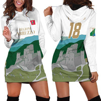 Custom Italy Abruzzo Hoodie Dress Gran Sasso d'Italia - Wonder Print Shop