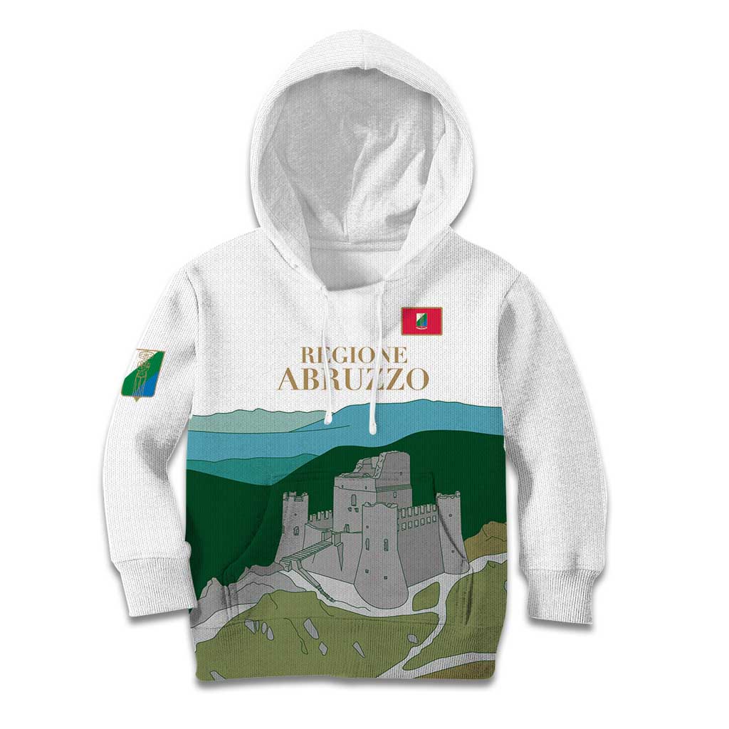 Custom Italy Abruzzo Kid Hoodie Gran Sasso d'Italia - Wonder Print Shop