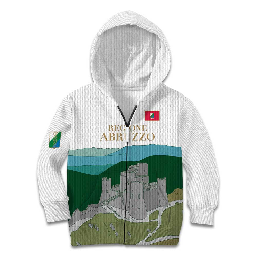 Custom Italy Abruzzo Kid Hoodie Gran Sasso d'Italia - Wonder Print Shop