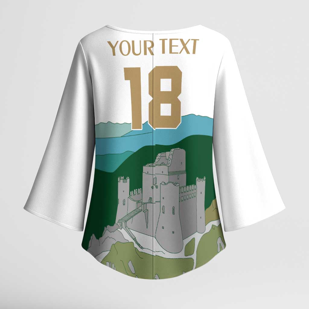 Custom Italy Abruzzo Kimono Sleeve Blouse Gran Sasso d'Italia - Wonder Print Shop