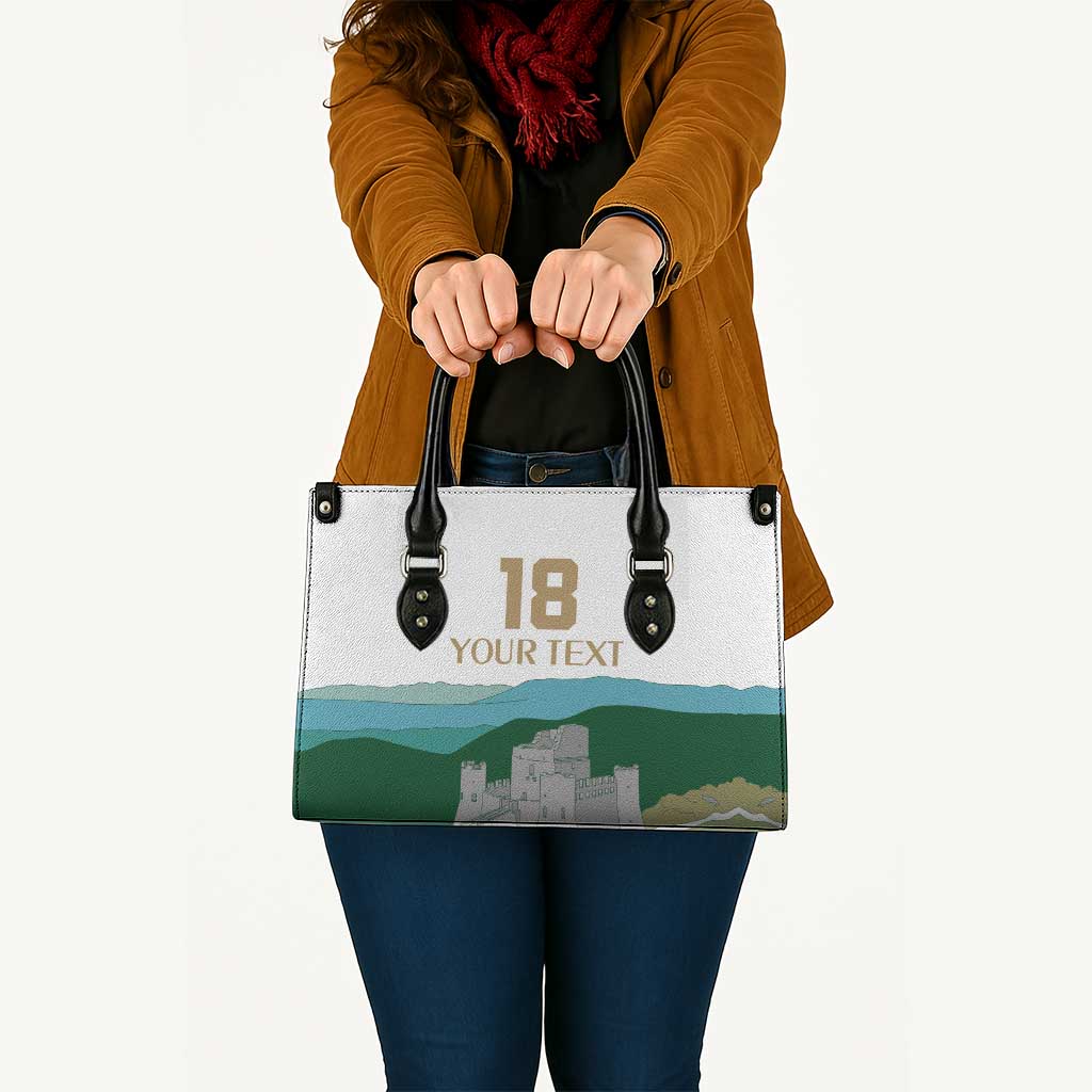 Custom Italy Abruzzo Leather Bag Gran Sasso d'Italia - Wonder Print Shop