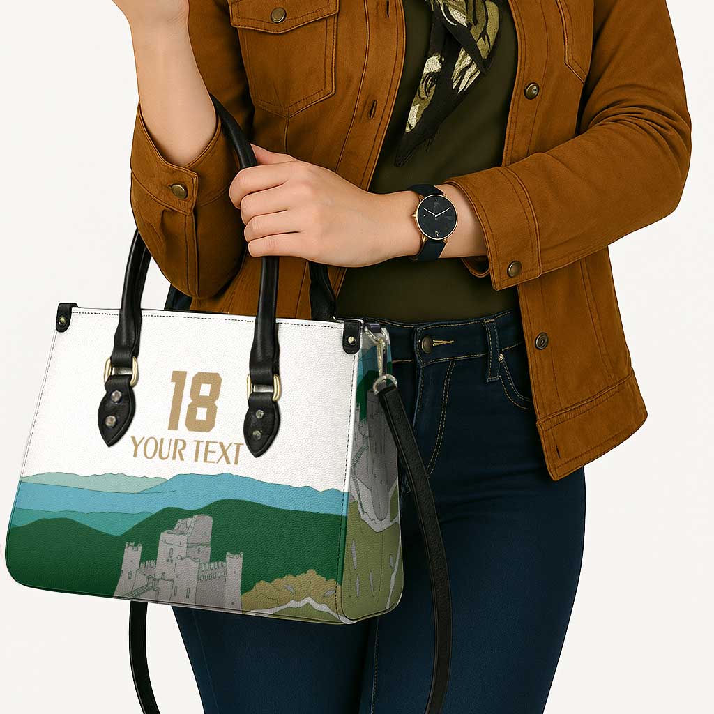 Custom Italy Abruzzo Leather Bag Gran Sasso d'Italia - Wonder Print Shop