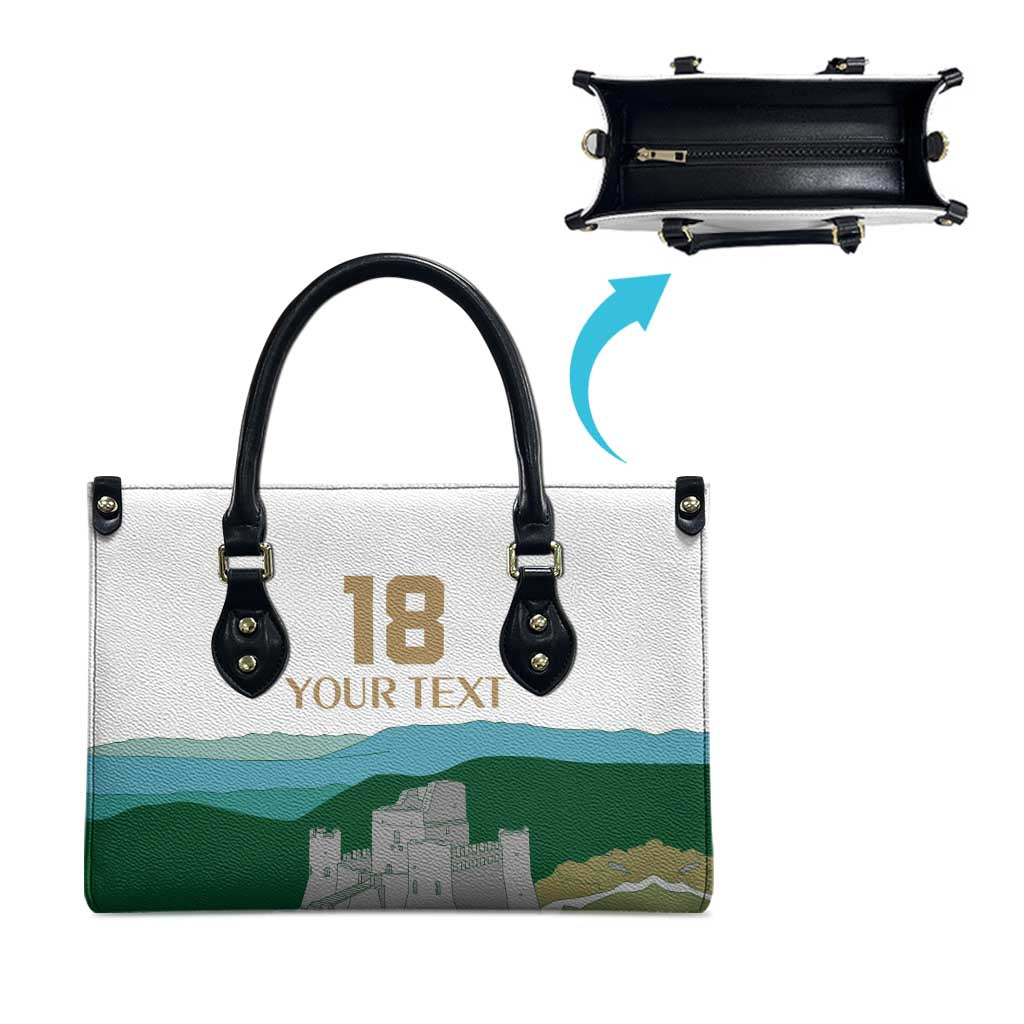 Custom Italy Abruzzo Leather Bag Gran Sasso d'Italia - Wonder Print Shop