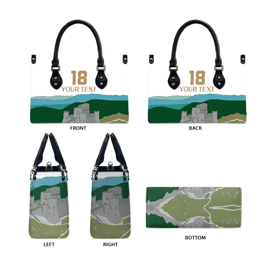 Custom Italy Abruzzo Leather Bag Gran Sasso d'Italia - Wonder Print Shop