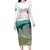 Custom Italy Abruzzo Long Sleeve Bodycon Dress Gran Sasso d'Italia - Wonder Print Shop
