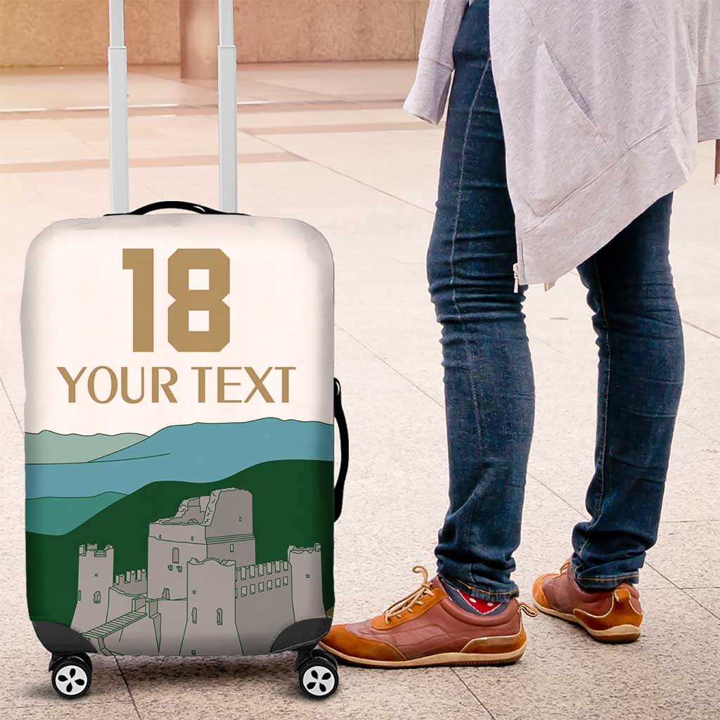 Custom Italy Abruzzo Luggage Cover Gran Sasso d'Italia - Wonder Print Shop