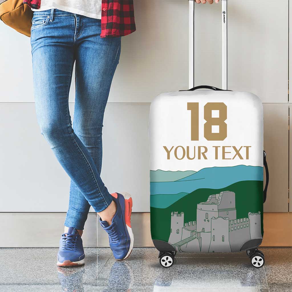 Custom Italy Abruzzo Luggage Cover Gran Sasso d'Italia - Wonder Print Shop