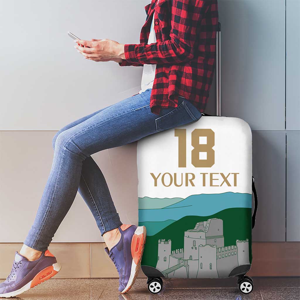 Custom Italy Abruzzo Luggage Cover Gran Sasso d'Italia - Wonder Print Shop