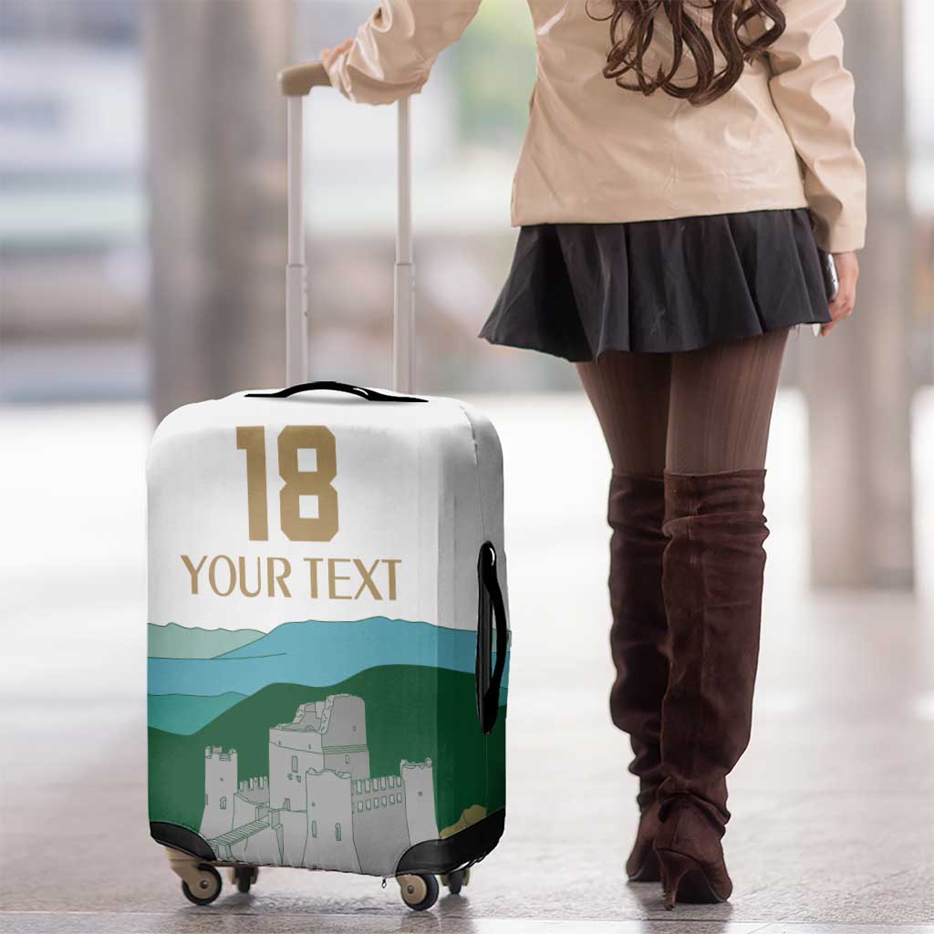 Custom Italy Abruzzo Luggage Cover Gran Sasso d'Italia - Wonder Print Shop