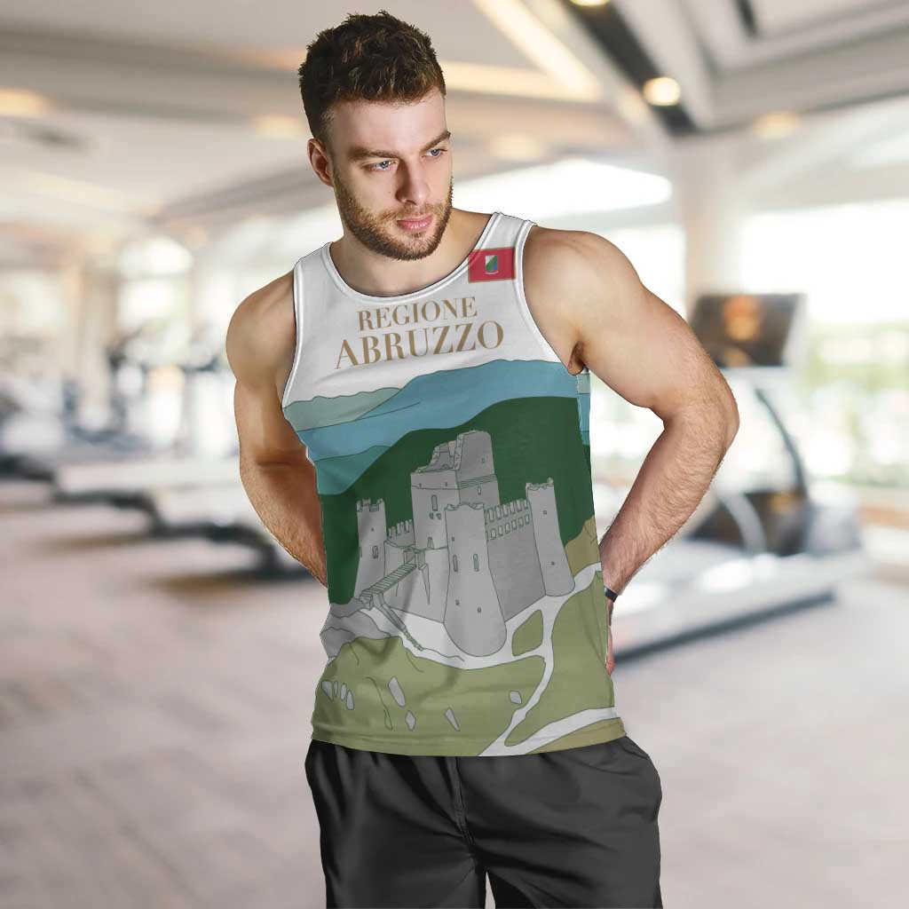 Custom Italy Abruzzo Men Tank Top Gran Sasso d'Italia - Wonder Print Shop