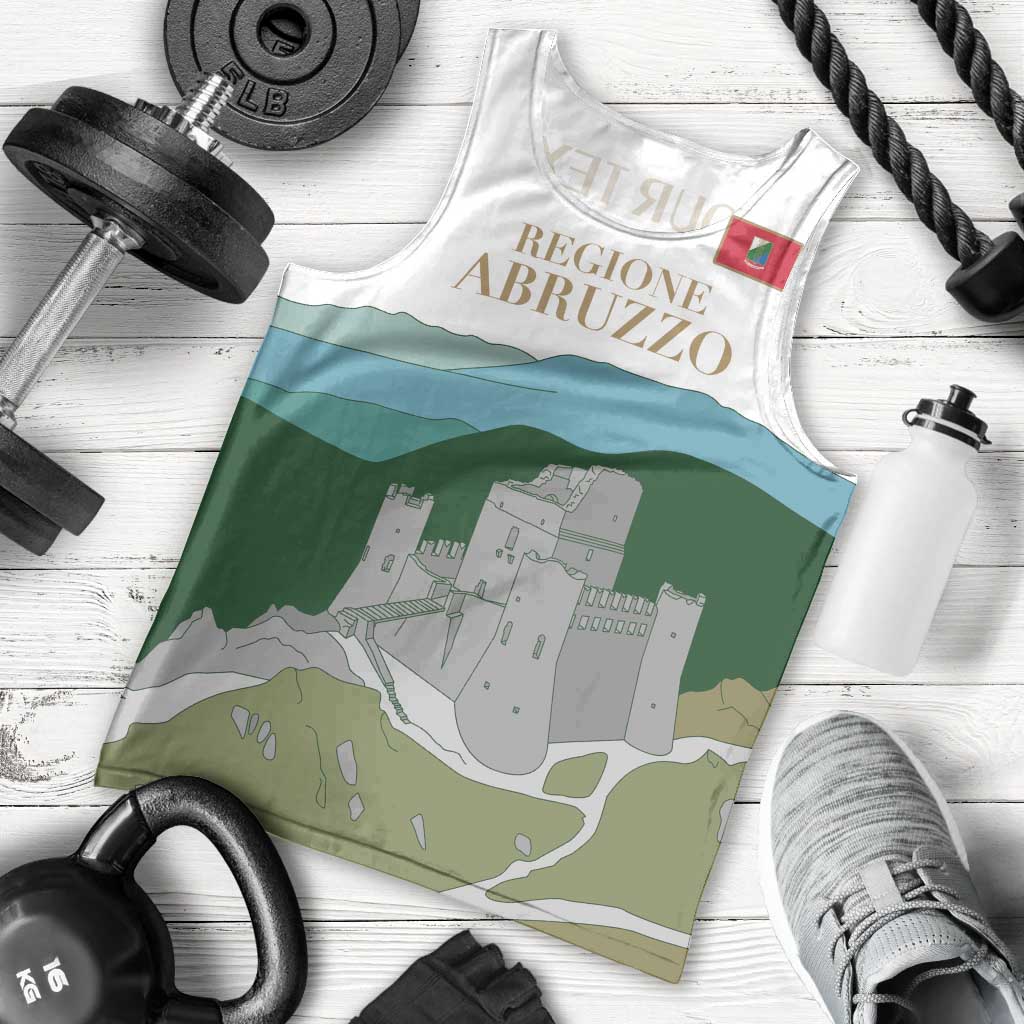 Custom Italy Abruzzo Men Tank Top Gran Sasso d'Italia - Wonder Print Shop