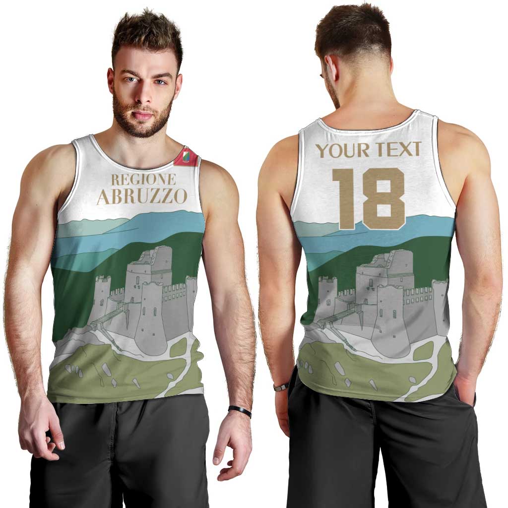 Custom Italy Abruzzo Men Tank Top Gran Sasso d'Italia - Wonder Print Shop