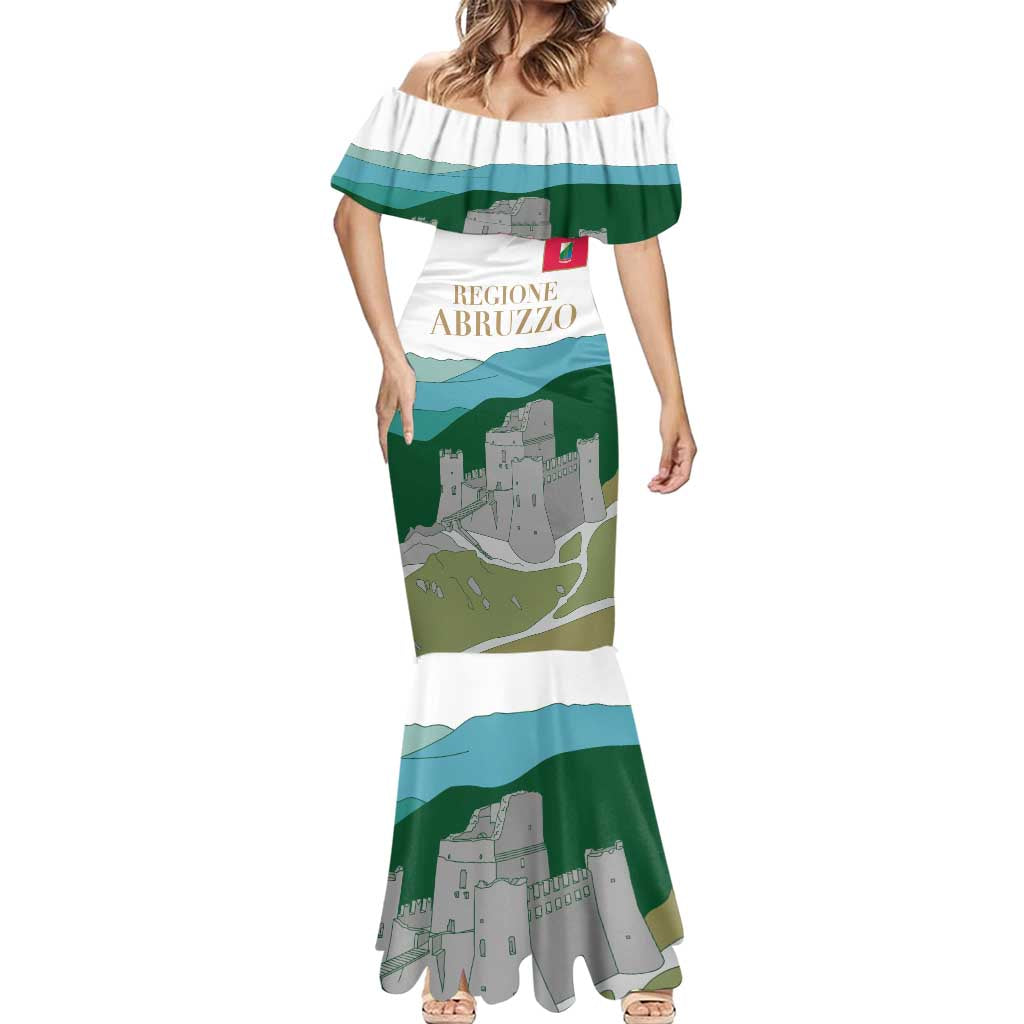 Custom Italy Abruzzo Mermaid Dress Gran Sasso d'Italia - Wonder Print Shop
