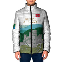 Custom Italy Abruzzo Padded Jacket Gran Sasso d'Italia - Wonder Print Shop