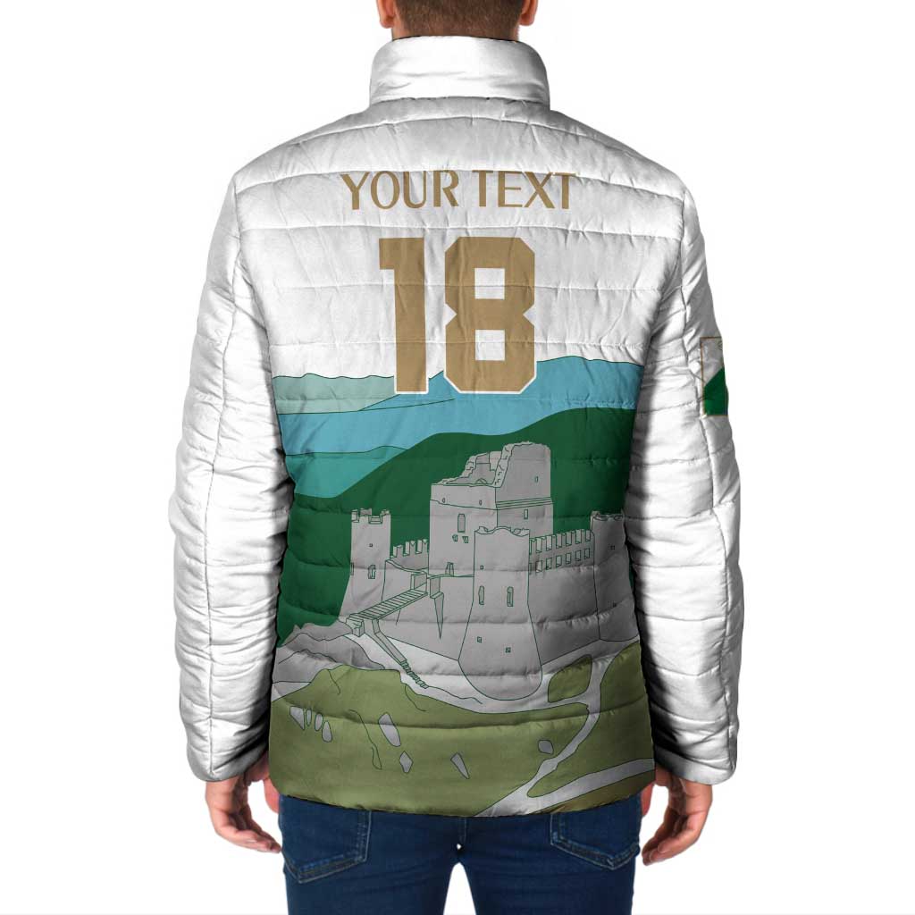 Custom Italy Abruzzo Padded Jacket Gran Sasso d'Italia - Wonder Print Shop