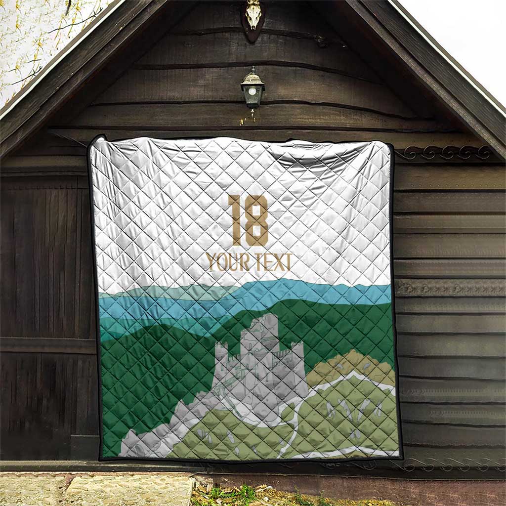 Custom Italy Abruzzo Quilt Gran Sasso d'Italia - Wonder Print Shop