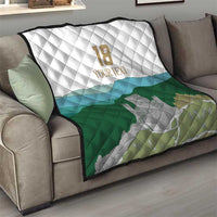 Custom Italy Abruzzo Quilt Gran Sasso d'Italia - Wonder Print Shop