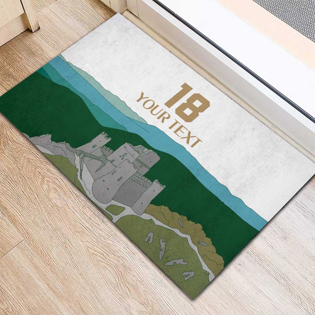 Custom Italy Abruzzo Rubber Doormat Gran Sasso d'Italia - Wonder Print Shop