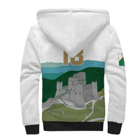 Custom Italy Abruzzo Sherpa Hoodie Gran Sasso d'Italia - Wonder Print Shop