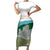 Custom Italy Abruzzo Short Sleeve Bodycon Dress Gran Sasso d'Italia - Wonder Print Shop
