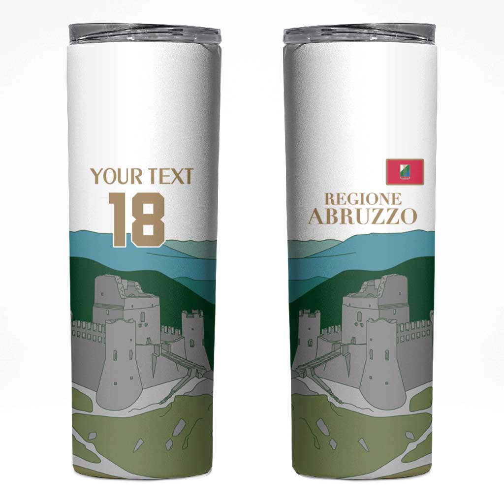 Custom Italy Abruzzo Skinny Tumbler Gran Sasso d'Italia - Wonder Print Shop