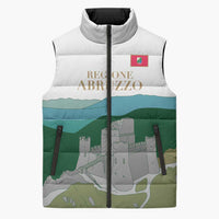 Custom Italy Abruzzo Sleeveless Puffer Jacket Gran Sasso d'Italia - Wonder Print Shop