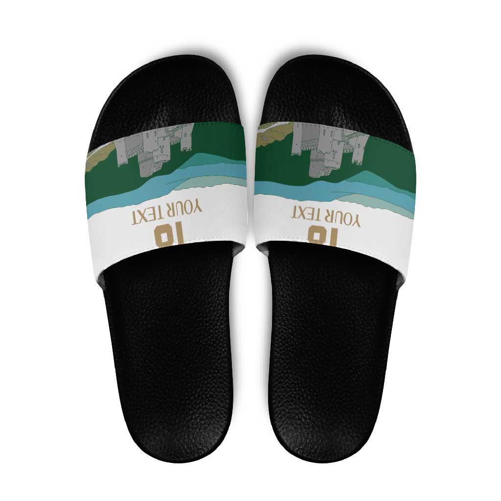 Custom Italy Abruzzo Slide Sandals Gran Sasso d'Italia - Wonder Print Shop