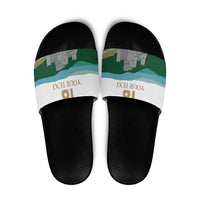 Custom Italy Abruzzo Slide Sandals Gran Sasso d'Italia - Wonder Print Shop