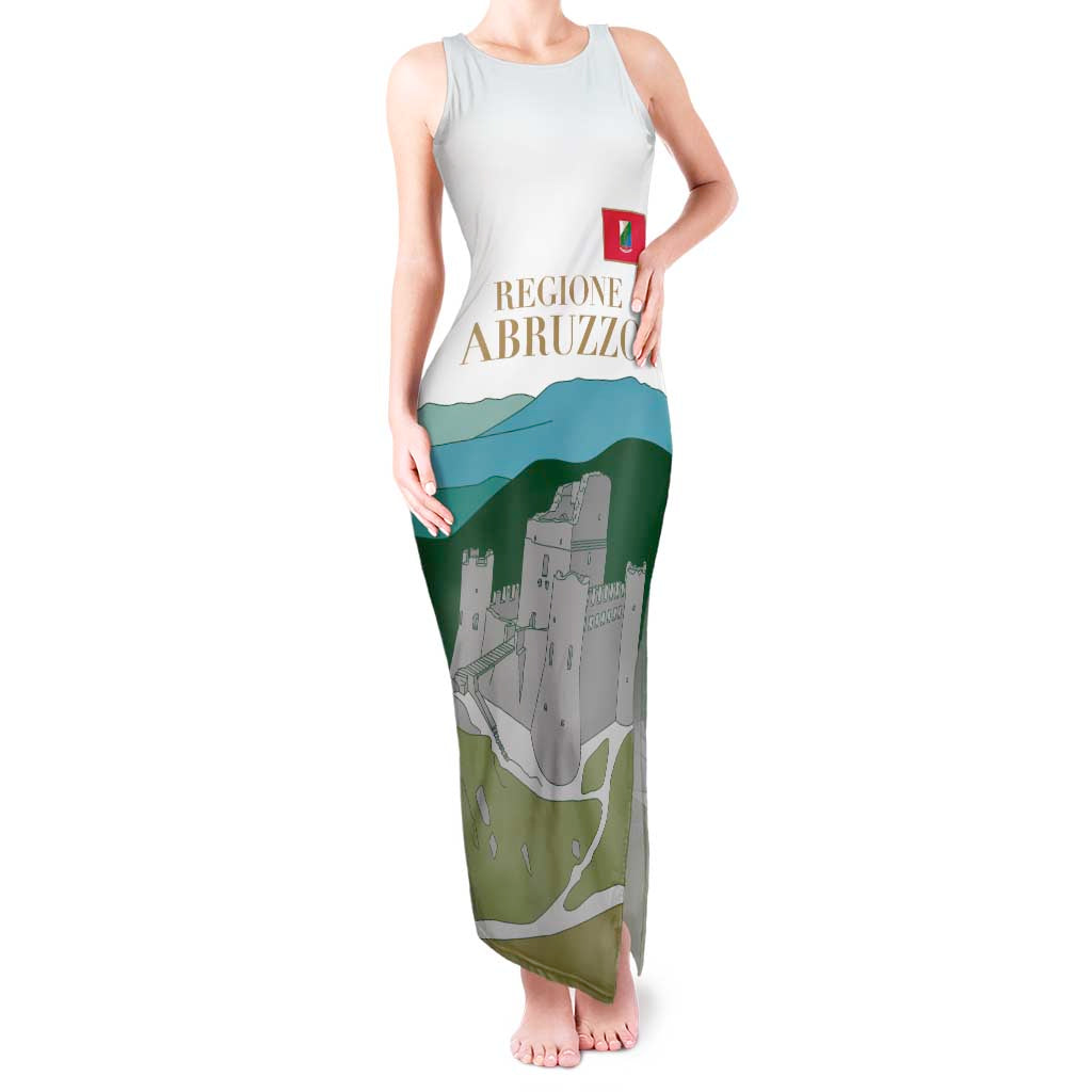 Custom Italy Abruzzo Tank Maxi Dress Gran Sasso d'Italia - Wonder Print Shop