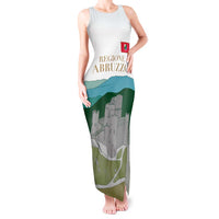Custom Italy Abruzzo Tank Maxi Dress Gran Sasso d'Italia - Wonder Print Shop