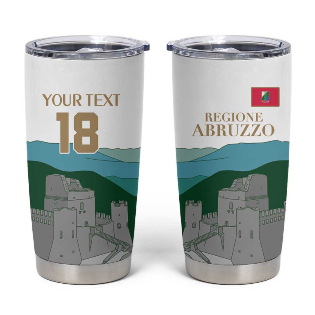 Custom Italy Abruzzo Tumbler Cup Gran Sasso d'Italia - Wonder Print Shop