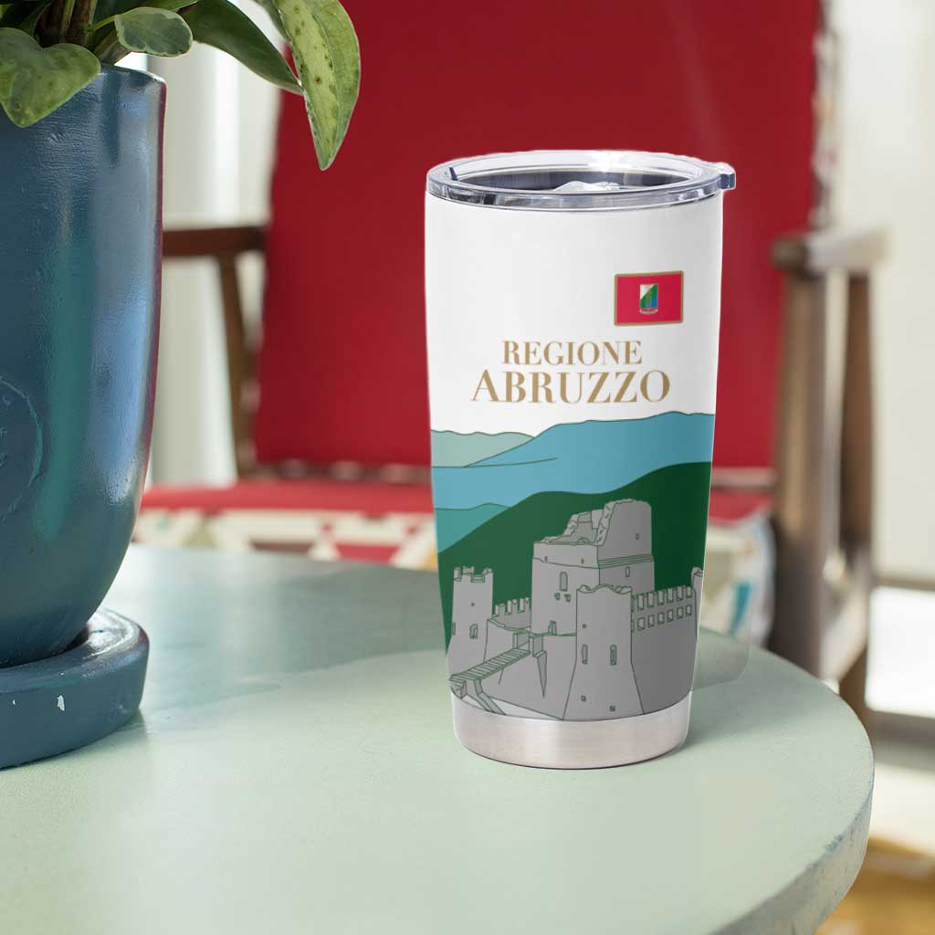 Custom Italy Abruzzo Tumbler Cup Gran Sasso d'Italia - Wonder Print Shop