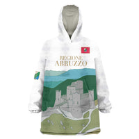 Custom Italy Abruzzo Wearable Blanket Hoodie Gran Sasso d'Italia - Wonder Print Shop