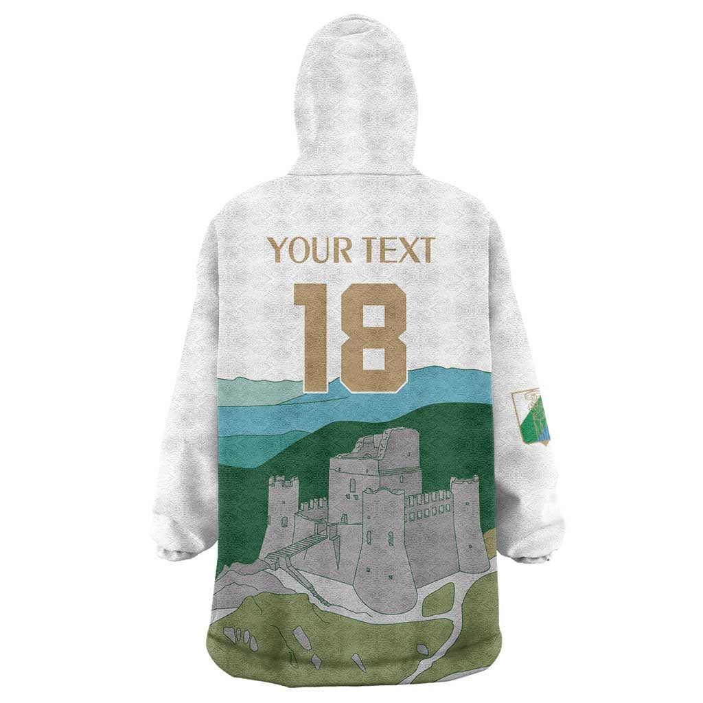 Custom Italy Abruzzo Wearable Blanket Hoodie Gran Sasso d'Italia - Wonder Print Shop
