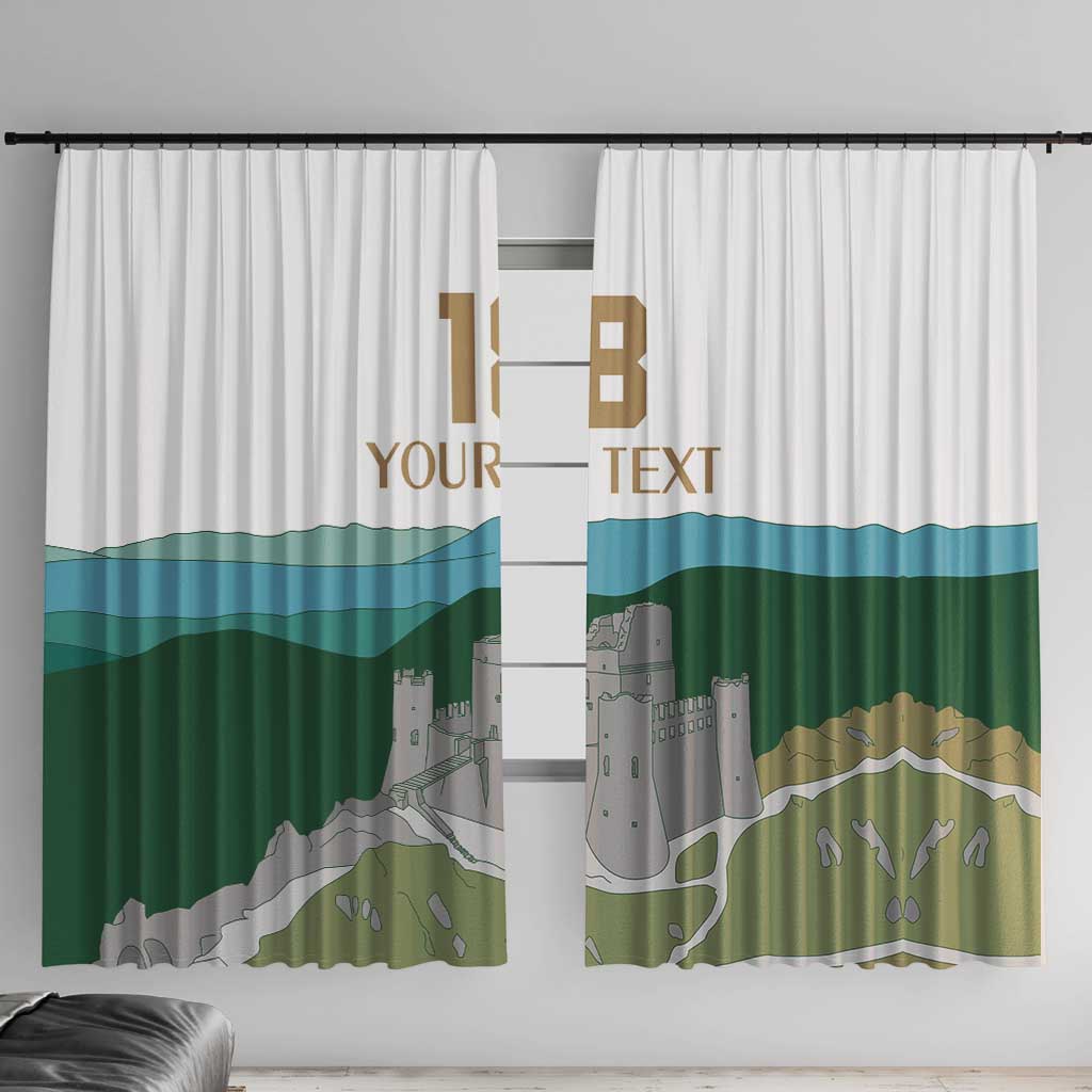 Custom Italy Abruzzo Window Curtain Gran Sasso d'Italia - Wonder Print Shop