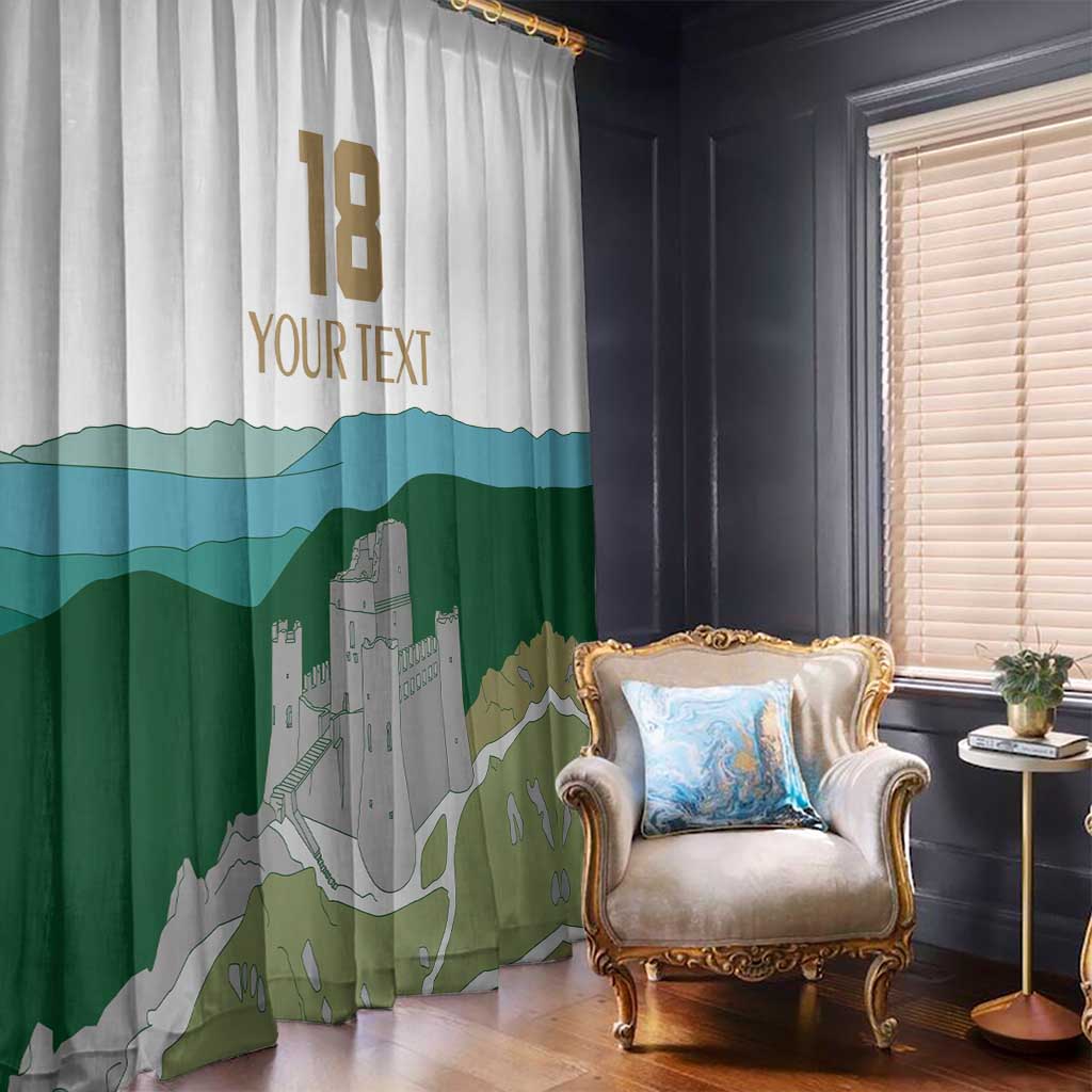 Custom Italy Abruzzo Window Curtain Gran Sasso d'Italia - Wonder Print Shop