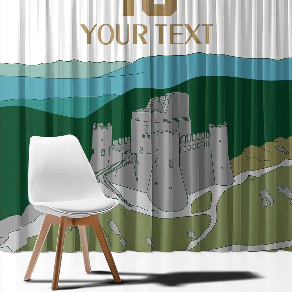 Custom Italy Abruzzo Window Curtain Gran Sasso d'Italia - Wonder Print Shop