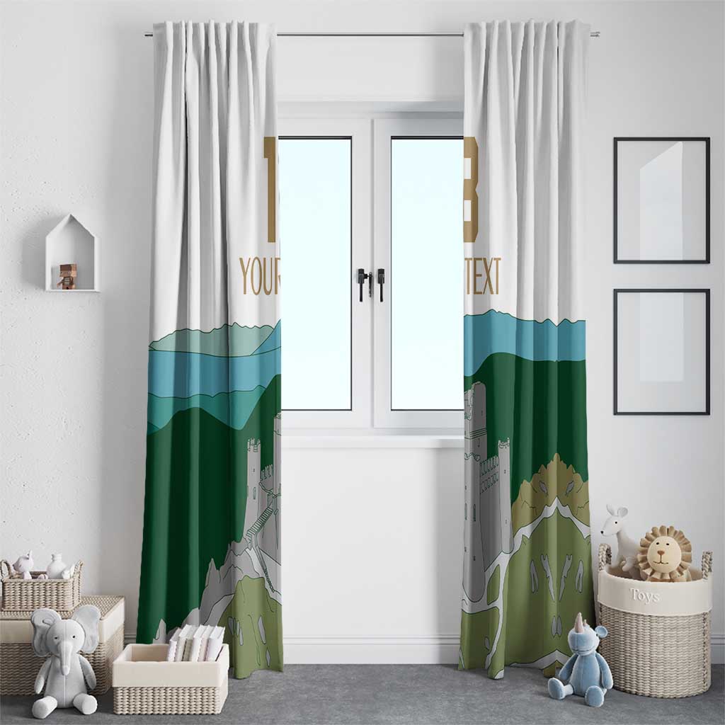 Custom Italy Abruzzo Window Curtain Gran Sasso d'Italia - Wonder Print Shop