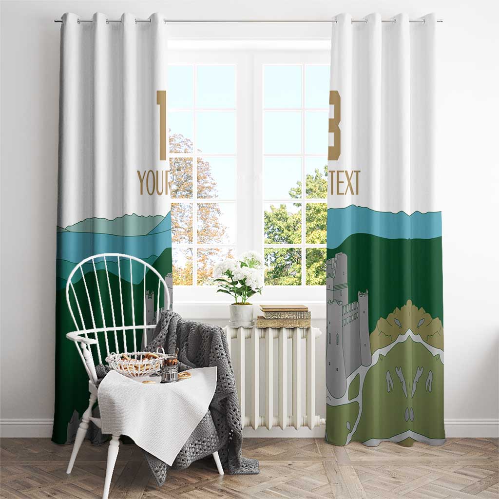Custom Italy Abruzzo Window Curtain Gran Sasso d'Italia - Wonder Print Shop
