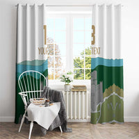 Custom Italy Abruzzo Window Curtain Gran Sasso d'Italia - Wonder Print Shop