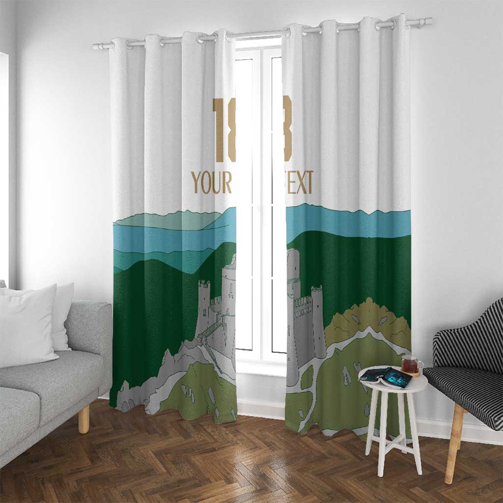 Custom Italy Abruzzo Window Curtain Gran Sasso d'Italia - Wonder Print Shop